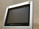 GameBoy Advance SP Platinum Silver Console Japan - Tested Working LH1226