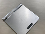 GameBoy Advance SP Platinum Silver Console Boxed Japan - Tested Working LH1242