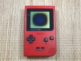 GameBoy Pocket Red Console Nintendo Japan - With Defects LH1245