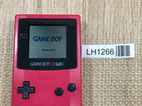 GameBoy Color Red Console Nintendo Japan - Tested Working LH1266