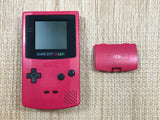 GameBoy Color Red Console Nintendo Japan - Tested Working LH1266