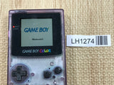 GameBoy Color Clear Purple Console Nintendo Japan - Tested Working LH1274