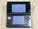 Nintendo 3DS Cosmo Black Console Boxed Nintendo Japan - Tested Working LH1348