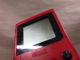GameBoy Pocket Red Console Nintendo Japan - Tested Working LH1357