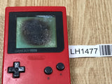 GameBoy Pocket Red Console Nintendo Japan - With Defects LH1477