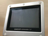GameBoy Advance SP Platinum Silver Console Japan - Tested Working LH1539