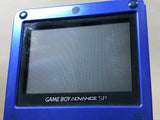 GameBoy Advance SP Azurite Blue Console Nintendo Japan - Tested Working LH1552