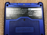 GameBoy Advance SP Azurite Blue Console Nintendo Japan - Tested Working LH1552
