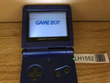 GameBoy Advance SP Azurite Blue Console Nintendo Japan - Tested Working LH1552