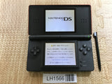Nintendo DS Lite Crimson Black Console Nintendo Japan - With Defects LH1566