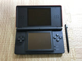 Nintendo DS Lite Crimson Black Console Nintendo Japan - With Defects LH1566