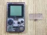 GameBoy Pocket Clear Purple Console Nintendo Japan - Tested Working LH1581