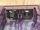 GameBoy Pocket Clear Purple Console Nintendo Japan - Tested Working LH1581