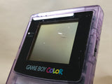 GameBoy Color Clear Purple Console Nintendo Japan - With Defects LH1591