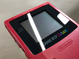 GameBoy Color Red Console Nintendo Japan - Tested Working LH1594