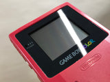 GameBoy Color Red Console Nintendo Japan - Tested Working LH1594
