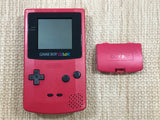 GameBoy Color Red Console Nintendo Japan - Tested Working LH1594
