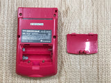 GameBoy Color Red Console Nintendo Japan - Tested Working LH1594