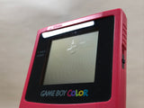 GameBoy Color Red Console Nintendo Japan - Tested Working LH1596