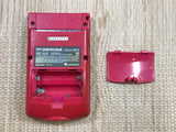 GameBoy Color Red Console Nintendo Japan - Tested Working LH1596