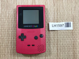 GameBoy Color Red Console Nintendo Japan - Not Working LH1597