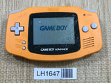 GameBoy Advance Orange Console Nintendo Japan - With Defects LH1647