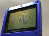 GameBoy Advance SP Azurite Blue Console Nintendo Japan - With Defects LH1652