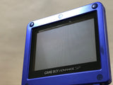 GameBoy Advance SP Azurite Blue Console Nintendo Japan - Tested Working LH1653