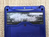 GameBoy Advance SP Azurite Blue Console Nintendo Japan - Tested Working LH1653