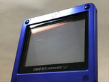 GameBoy Advance SP Azurite Blue Console Nintendo Japan - Tested Working LH1655