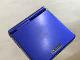 GameBoy Advance SP Azurite Blue Console Nintendo Japan - Tested Working LH1655