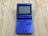 GameBoy Advance SP Azurite Blue Console Nintendo Japan - Tested Working LH1655