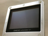 GameBoy Advance SP Platinum Silver Console Japan - Tested Working LH1660