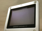 GameBoy Advance SP Platinum Silver Console Japan - Tested Working LH1661