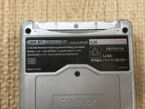 GameBoy Advance SP Platinum Silver Console Japan - Tested Working LH1661