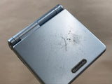 GameBoy Advance SP Pearl Blue Console Nintendo Japan - Tested Working LH1665