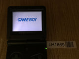 GameBoy Advance SP Onyx Black Console Nintendo Japan - Tested Working LH1669