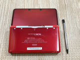 Nintendo 3DS Flare Red Console Nintendo Japan - Tested Working LH1677