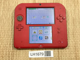 Nintendo 2DS RED Console Nintendo Japan - With Defects LH1679