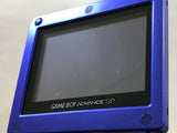GameBoy Advance SP Azurite Blue Console Nintendo Japan - Tested Working LH1763