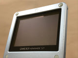 GameBoy Advance SP Pearl Blue Console Nintendo Japan - Tested Working LH1771
