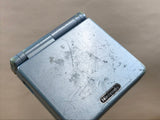 GameBoy Advance SP Pearl Blue Console Nintendo Japan - Tested Working LH1772