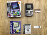GameBoy Color Clear Purple Console Boxed Nintendo Japan - Tested Working LH1791