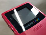 GameBoy Color Red Console Nintendo Japan - Tested Working LH1816