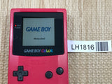 GameBoy Color Red Console Nintendo Japan - Tested Working LH1816