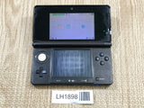 Nintendo 3DS Cosmo Black Console Nintendo Japan - With Defects LH1898