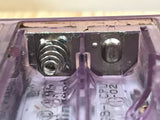GameBoy Pocket Clear Purple Console Nintendo Japan - Tested Working LH1920