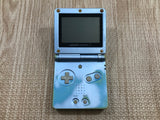 GameBoy Advance SP Pearl Blue Console Nintendo Japan - Tested Working LH1977
