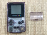 GameBoy Color Clear Purple Console Nintendo Japan - Tested Working LH2054