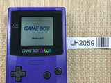 GameBoy Color Purple Console Nintendo Japan - Tested Working LH2059